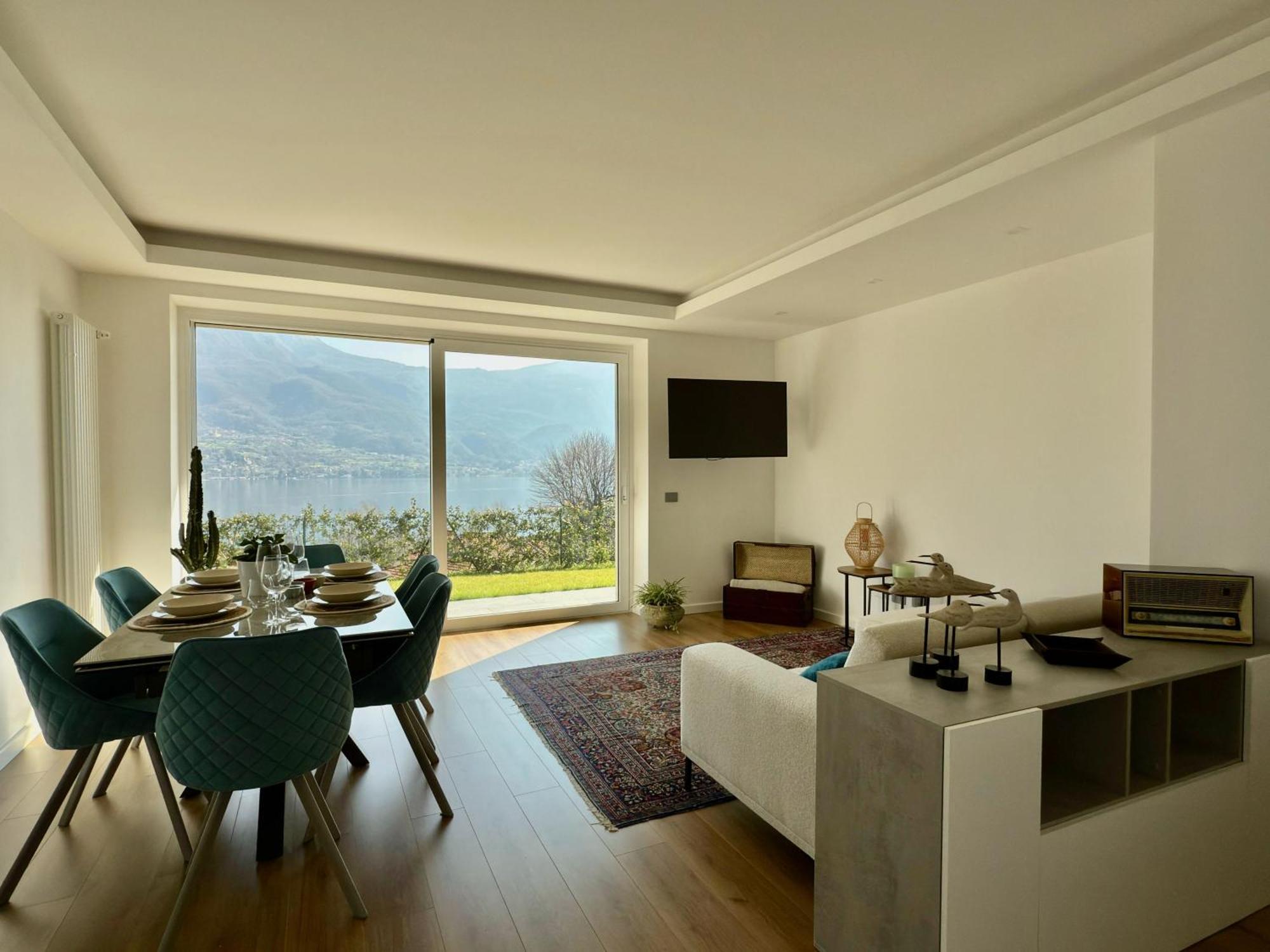 Elda Apartment With Garden And Lake View Onno Exteriér fotografie
